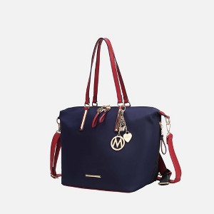 MKF Collection Layla Solid Tote Bag Convertible Backpack by Mia k - 1 of 4