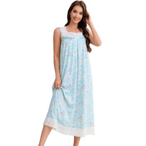 green emerald velvet dress Margaret Lawton English Garden Nightgown – Find Elegant Sleepwear Pink / L main image 1