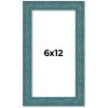 PosterPalooza | Panoramic Simple Blue Picture Frame - UV Acrylic, Foam Board Backing, Hanging Hardware - 2 of 4