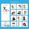 2026 Square Wall Calendar, Adorable Dogs, 16-Month Animals Theme, 180 Reminder Stickers (12x12 In) - 4 of 4