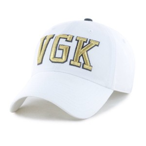 NHL Vegas Golden Knights Adult White Clique Hat: Cotton Adjustable Baseball Cap - 1 of 4