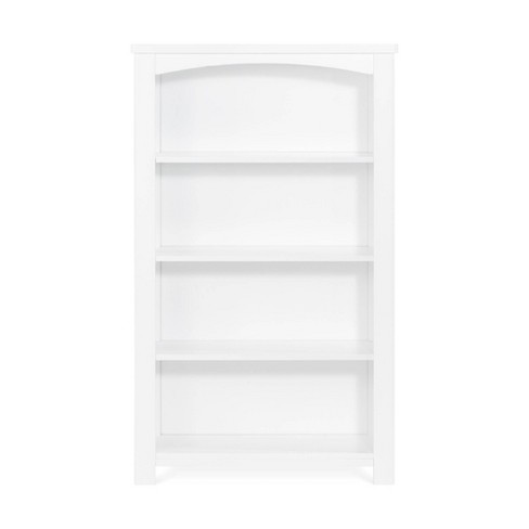 66 inch Tall 5 Tiers Wood Bookshelf with 10 Open Compartments-White - Color: White