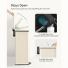SONGMICS Kitchen Trash Can, 10.5 Gallon Garbage Can, Large Step Trash Bin with Lid, Stainless Steel, Soft Close, 15 Trash Bags Included - 4 of 4