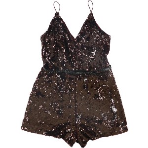 GUESS Womens Sequined Romper Jumpsuit - 1 of 1