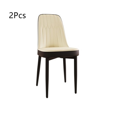 Anybear PU Leather Dining Chair for Dining Room, Set of 2