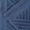 Basketweave Luxury Cotton Jacquard and Solid Bath Towels, Set of 4 by Blue Nile Mills - 3 of 4