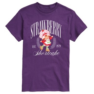 Men's - Strawberry Shortcake - Collegiate Short Sleeve Graphic T-Shirt - 1 of 3