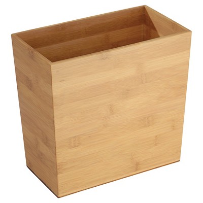 Formbu Rectangular Wastebasket Bamboo10" - iDESIGN
