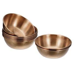 Unique Bargains Thick Stainless Steel Condiment Dishes for Kitchen Restaurant 3.2" Dia - 1 of 4