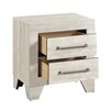HDZNVF Contemporary Gray Oak Finish Nightstand - 4 of 4