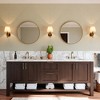 Matte Round Rectangle Bathroom Vanity Mirror, Over-Sink Wall Mirror with HD Tempered Glass and Rust-Resistant Aluminum Frame - 3 of 4