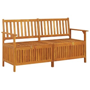 Bench Natural wood Solid acacia wood 58.3 in Bench Rectangular - 1 of 4