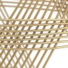 Tiro Modern Glam Handcrafted Marble Top Wire Frame Side Table Natural/Gold - Christopher Knight Home - 4 of 4