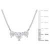 EVERLY JEWELRY | Sterling Silver 2 CT DEW Created Moissanite-White Fashion Pendant With Chain, 17-inch - 2 of 4