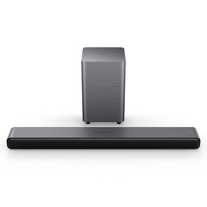 TCL S55H 2.1 Channel S-Class Soundbar with Wireless Subwoofer Dolby Atmos - Black - 1 of 4