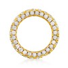 Ross-Simons 5.00 ct. t.w. CZ Eternity Band in 18kt Gold Over Sterling - 3 of 4
