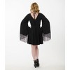 Smak Parlour Women's Fringe Bell Sleeve Fit & Flare Dress - 3 of 4