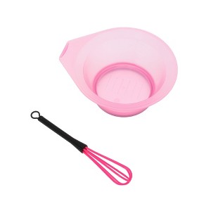 Unique Bargains Portable Hair Dye Color Bowl Kit 1 Set - 1 of 4