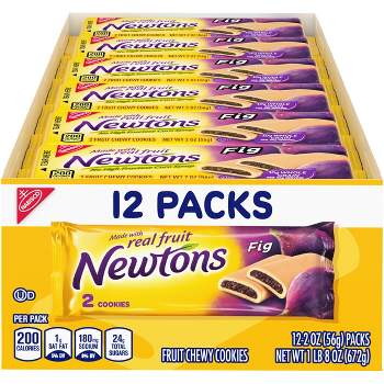Newtons Fig Fruit Chewy Cookies - Snack Packs - 2oz/12ct