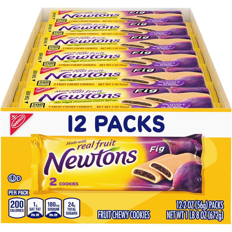 Newtons Fig Fruit Chewy Cookies - Snack Packs - 2oz/12ct, 1 of 19