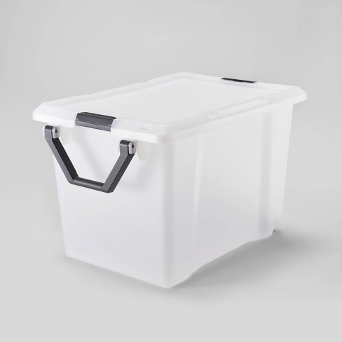 Over-Sized Clear Storage Bag with Strong Handles and Zippers