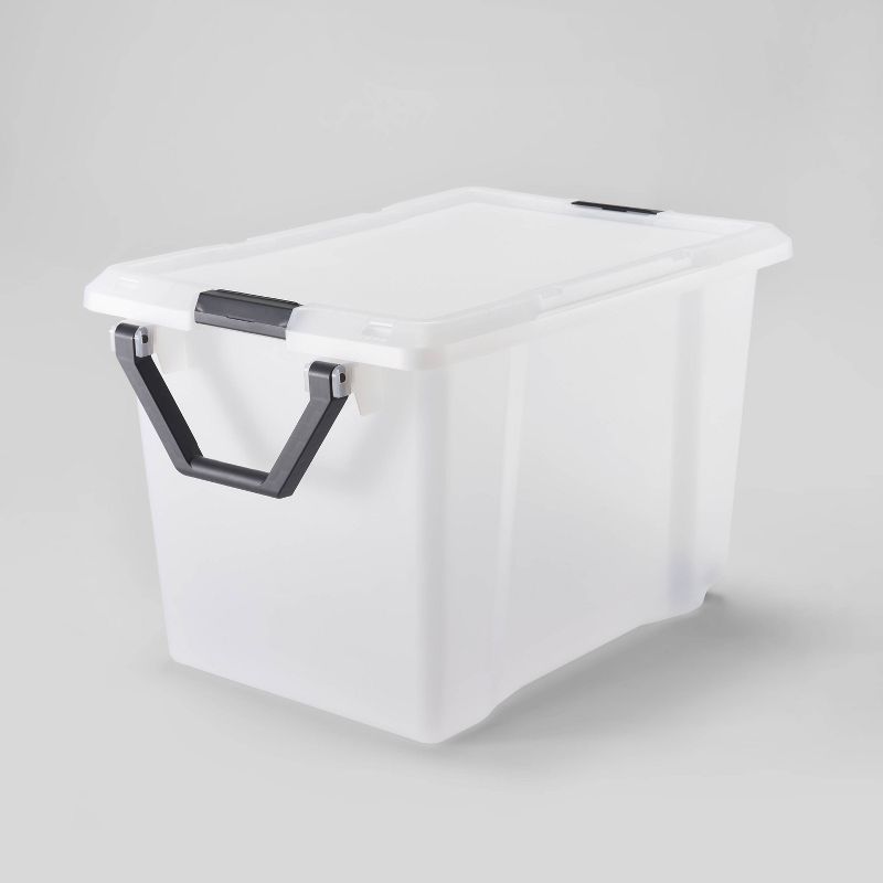 128qt Extra Large Wheeled Latching Storage Box - Brightroom&#8482;, 1 of 5