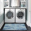 HomeStock Outdoor Washable Pompano Blue & Ivory 2' X 3', Machine Woven with Printed Designs, Coastal - 4 of 4