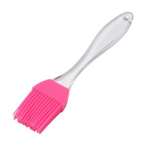 Unique Bargains Basting Brush 20g Small Crystal Handle Brush Color Block Dishwasher Safe Silicone PP 6.89"x1.26" 1Pcs - 1 of 4