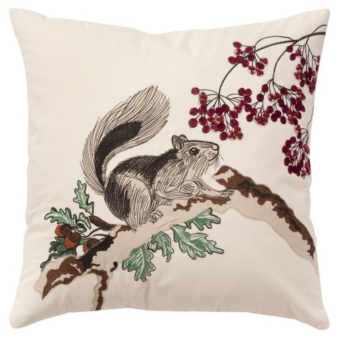 Wildlife Rescue Big Square Throw Pillow Cover