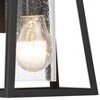 Minka Lavery Modern Outdoor Wall Light Fixture Sand Black 10 1/2" Clear Seeded Glass Shade for Post Exterior Deck Porch Yard Patio - 2 of 2
