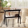 Lantine 2-Tier Solid Wood End Table, Side Table with Storage Shelf, Slim Bedside Table for Sofa, Living Room, Bedroom, Easy Assembly - 2 of 4