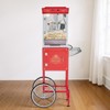 VEVOR Popcorn Machine with Cart, 8oz Stainless Steel Kettle, 800W Commercial Popcorn Maker, 48 Cups per Batch Theater Style Popper, Red - 2 of 4