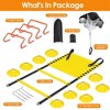 iMountek "Pro Beginner Speed & Agility Training Set: Cones, Parachute, Stakes, Hurdles, Ladder & Bag" Yellow - image 4 of 4