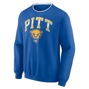 NCAA Pitt Panthers Men's Crew Fleece Sweatshirt - 1 of 2