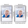 Americanflat 20x30 Poster Frame with Polished Plexiglass - Use as 12x18 Frame with Mat or 20x30 Frame Without Mat - Streamline Collection - Black - 2 of 4