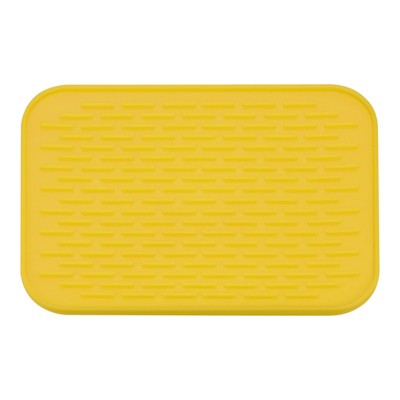 Unique Bargains Dish Drying Mat Silicone Drain Pad Heat Resistant