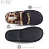 Jessica Simpson Women's Plush Microsuede Scuff Slipper with Chain Embellishment - image 2 of 4