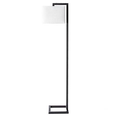 nuLOOM Overland 60" Metal Floor Lamp Lighting - Black 60" H x 14" W x 12" D