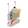 iDESIGN Axis Over The Cabinet Tier Kitchen Storage Basket Organizer Chrome: Metal, Hand Wash, 16.3" H, 11.1" W, 5.1" D - 3 of 4