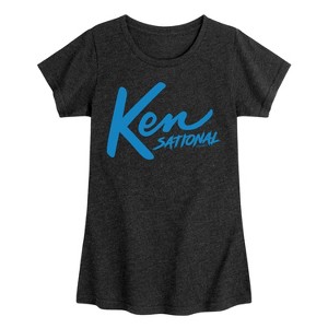 Girls' - Barbie - Kensational Fitted Short Sleeve Graphic T-Shirt - 1 of 4