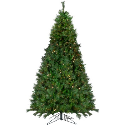 Northlight 9' Prelit Artificial Christmas Tree Canyon Pine Medium - Clear Lights