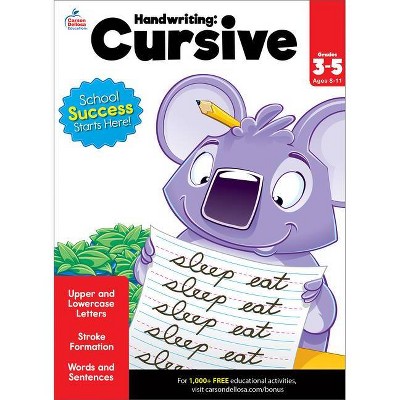Handwriting: Cursive Workbook - (Paperback)