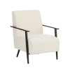 Grungis 26.38'' W Accent Chair with Polyester Upholstery,Lounge Chair with Metal Frame,Arm Chair for Bedroom,Reading Room,1PC/2PC - 4 of 4