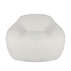NicBex Bean Bag Chair & Sofa with Memory Foam Filler Fluffy Lazy and Tufted Soft Stuffed Design with Armrest for Dorm, Apartment, Living Room - 3 of 4
