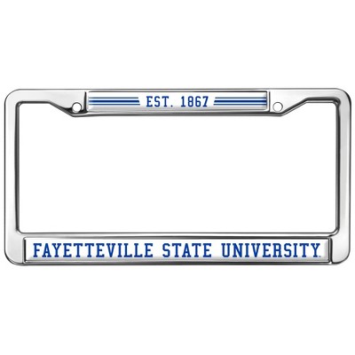 Fayetteville State University School Full Size Standard License Plate Metal Frame