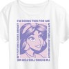 Women's - Disney - Jasmine I'm Doing This For Me Short Sleeve Graphic T-Shirt - 2 of 4