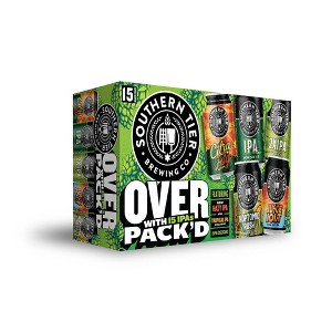 Southern Tier Overpack'd Beer Variety Pack - 15pk/12 fl oz Cans - 1 of 4