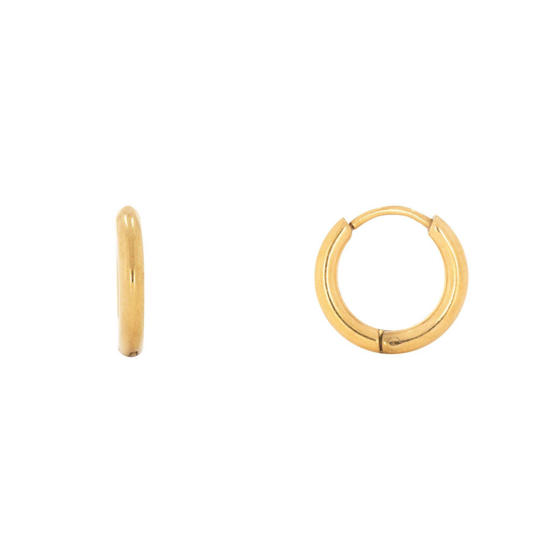 Hey Harper Huggie Hoop Earrings - Gold