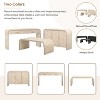 CIPACHO  Unique Retro Silhouette Sectional Three-Piece Set Containing Sideboard, Console Table and Coffee Table - 2 of 4