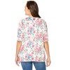 Woman Within Plus Size Perfect Elbow-Length Sleeve Cardigan - 3 of 4